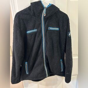 KUHL  black/blue fleece size large
